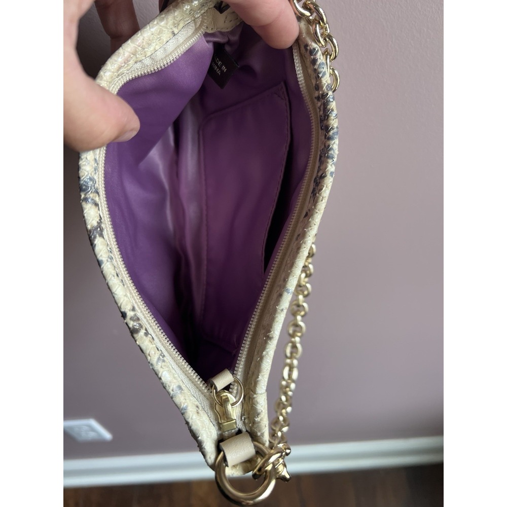 COACH One-Handle‎ Mini Bag Pouch Python Pattern 6695 - Picture 7 of 12
